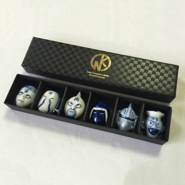 有田焼キン肉マン箸置 6個セット 染付 – キン肉マン公式オンライン