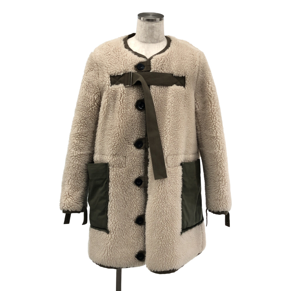 美品】 sacai / サカイ | 2020AW | リバーシブル 異素材 ボア切替