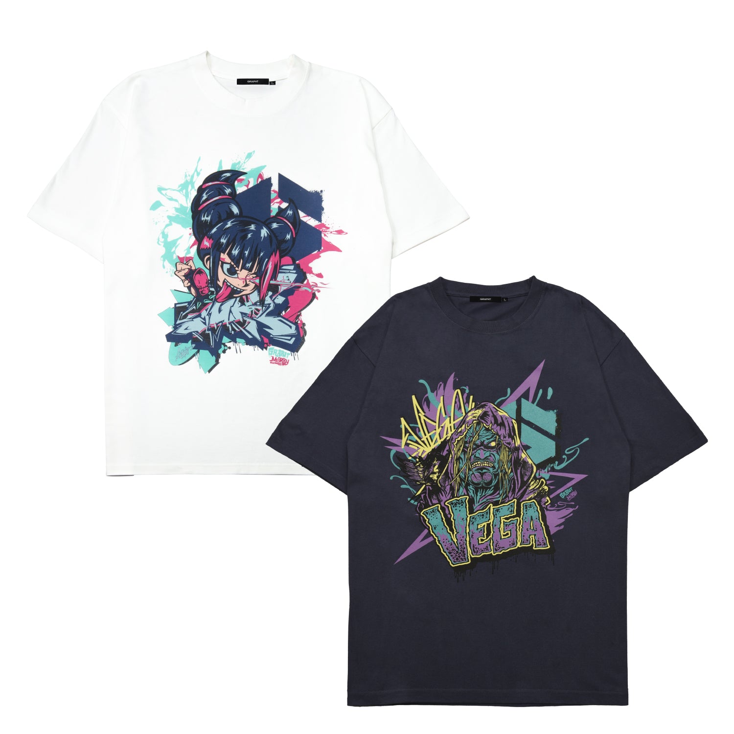 全2種】ストリートファイター GRAPHT Art Series Tシャツ (ジュリ