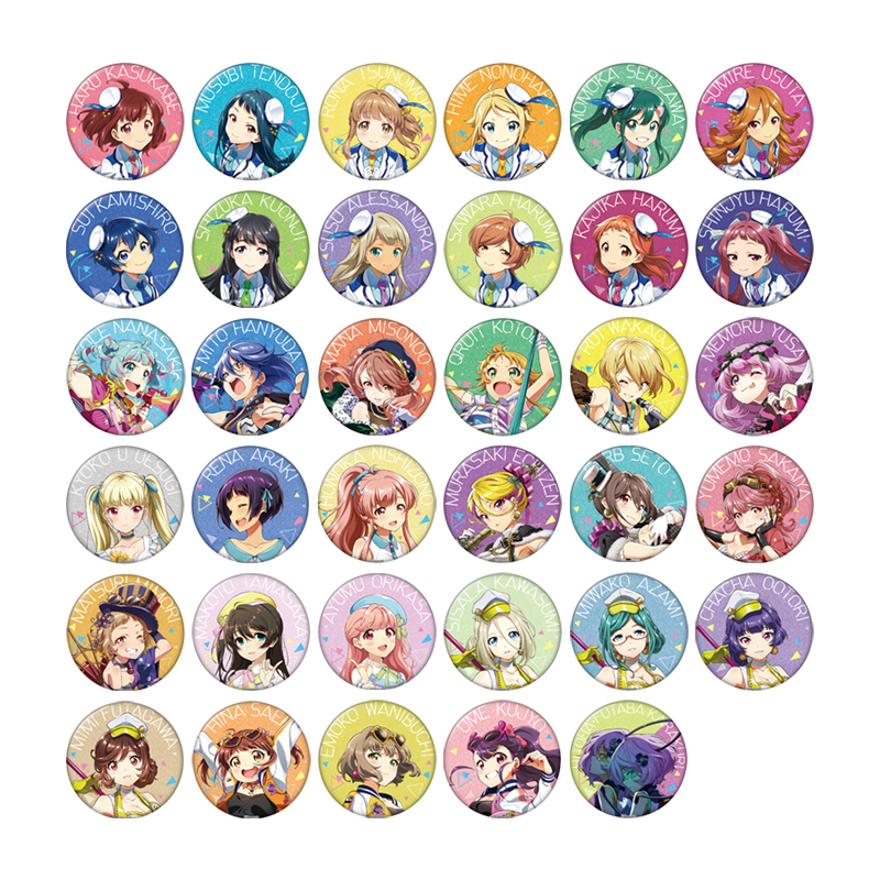 グリッター缶バッジ – Tokyo 7th Sisters Official Online Store