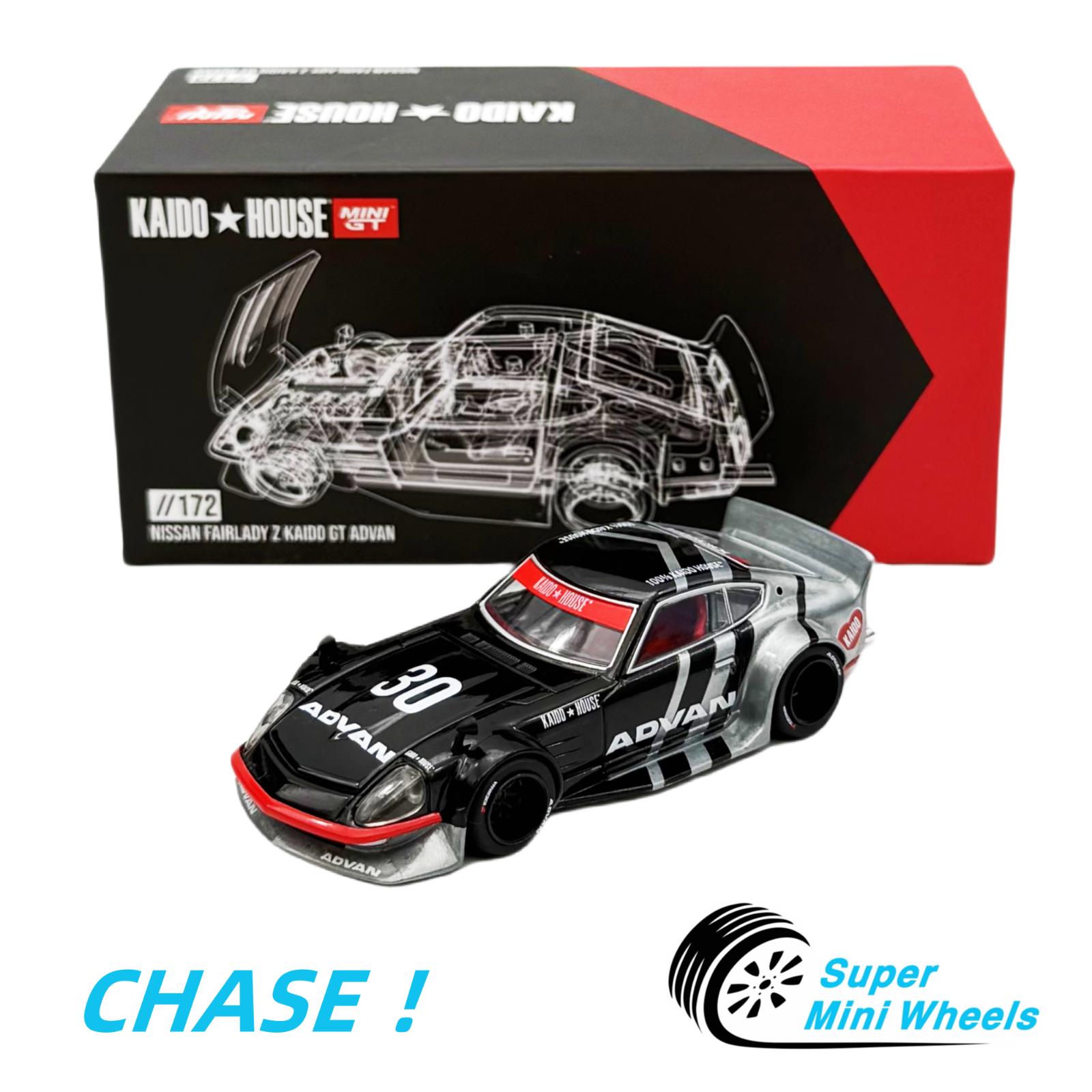 CHASE ! Kaido House x Mini GT 1:64 Nissan Fairlady Z Kaido GT