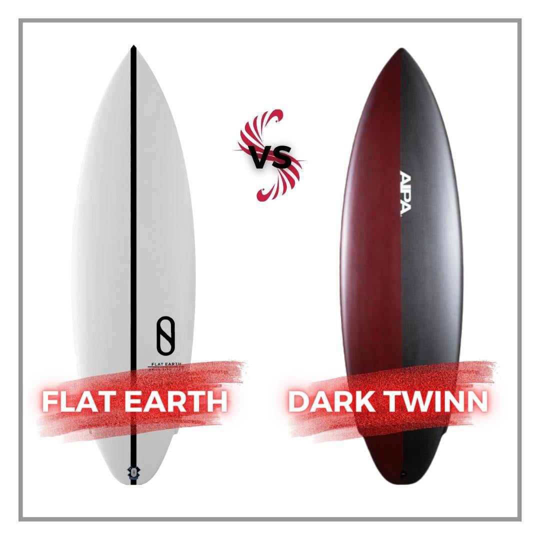 Compare Boards - Flat Earth vs Dark Twinn – Surf 'n Show - by Noel
