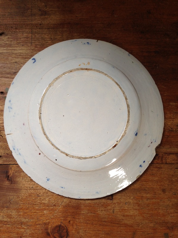 18世紀 デルフト色絵皿 - Grand montagne Antiques