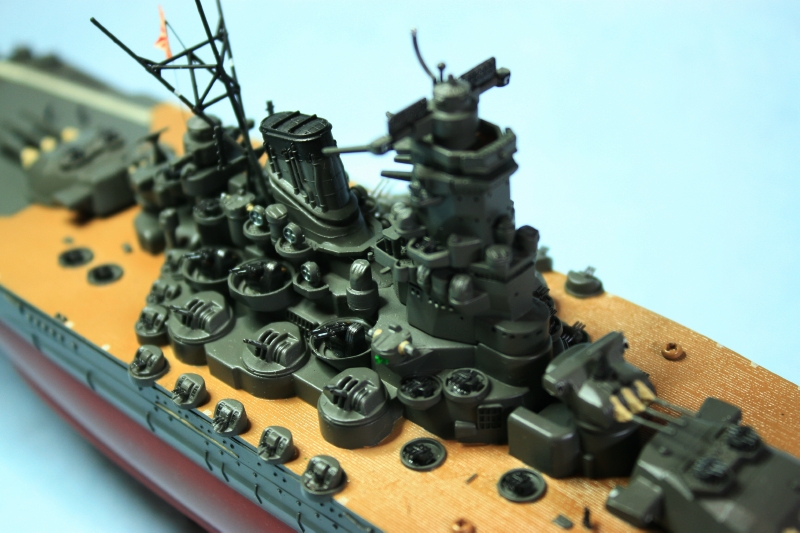 アリイ1/600 モーターライズプラモデル 「大和」 完成: 艦艇模型製作など