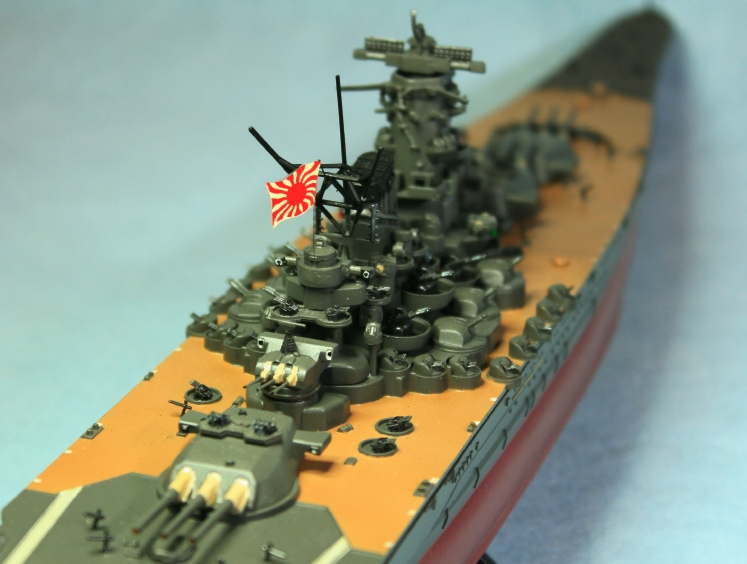 アリイ1/600 モーターライズプラモデル 「大和」 完成: 艦艇模型製作など