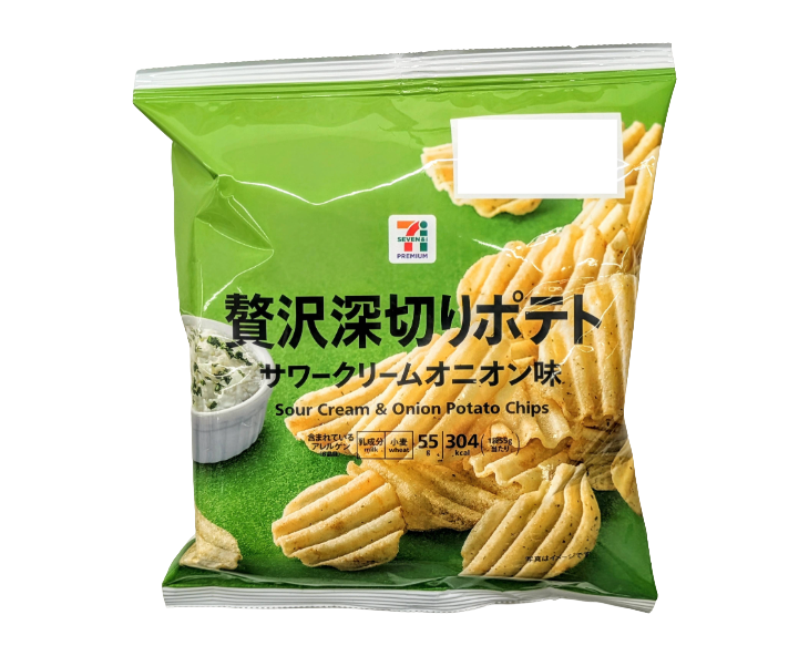 7-Eleven Japan Luxurious Deep-Cut Sour Cream & Onion Potato Chips