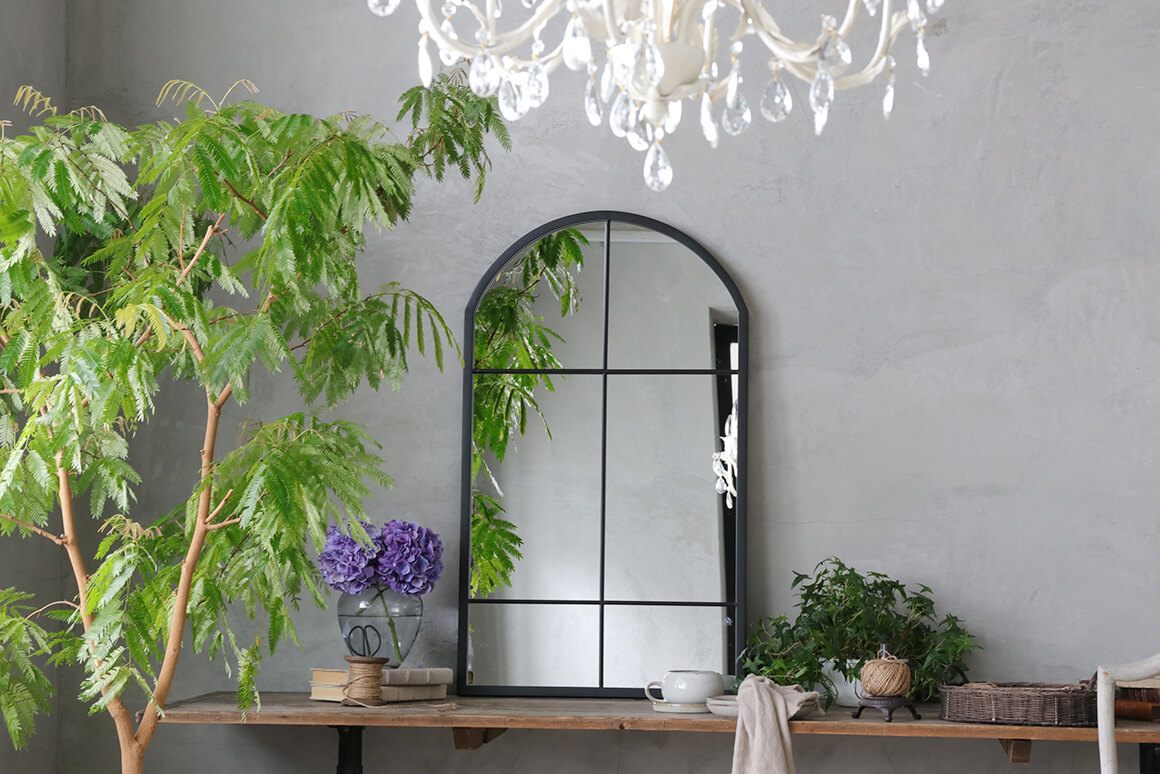 フレンチ＆北欧スタイルのおしゃれなウォールミラー（鏡） | フランス