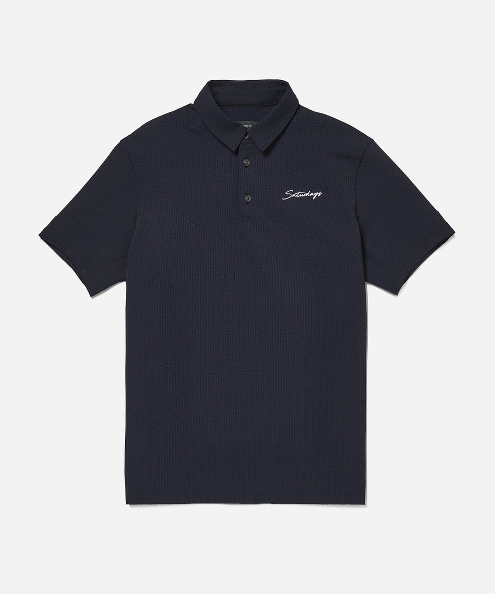 Seersucker Polo Shirt SS | Saturdays NYC Japan