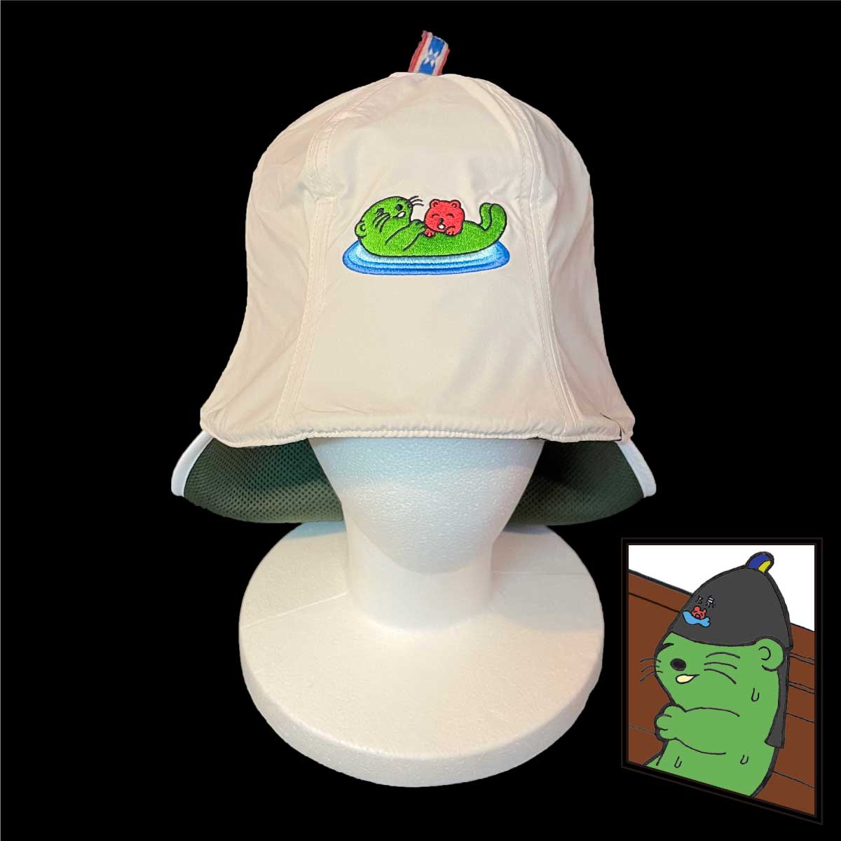 再販】湯乃泉×SaUusi コラボ サウナ室に寄りかかれるラッコサウナ