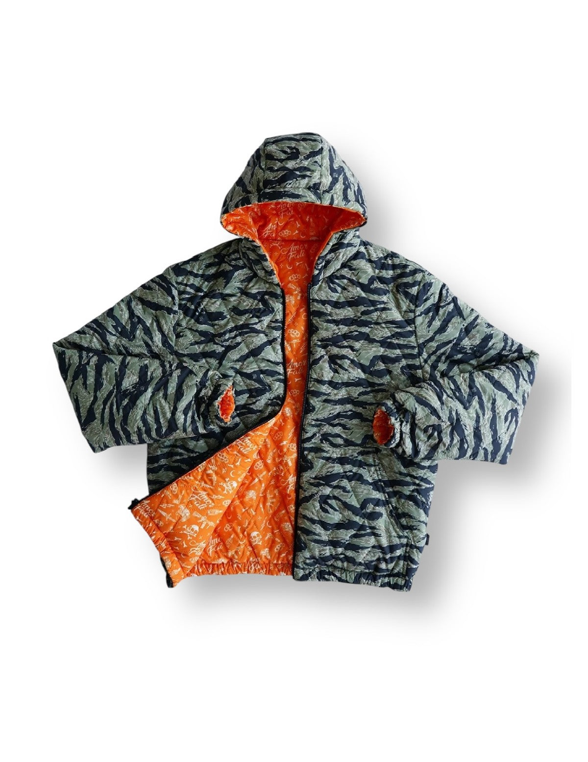 Tiger Stripe Camo Reversible Woobie Hoodie – Savage Tacticians