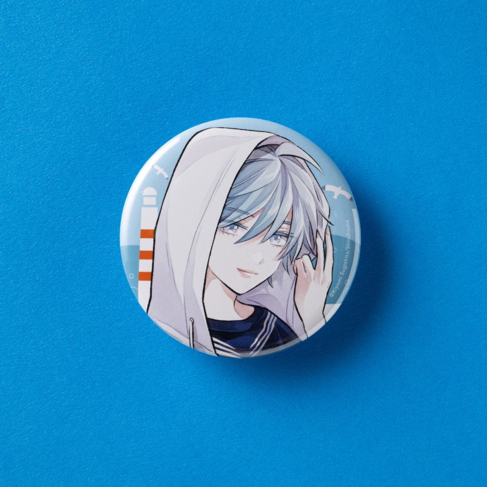 幼魚水族館コラボ『マグメル深海水族館』缶バッジ（知波田涼） – 新潮
