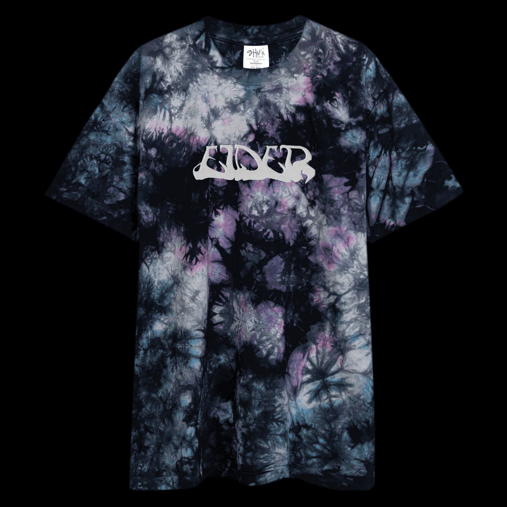 ELDER Classic Logo Embroidered Tie-Dye Oversized Shirt - LIMITED