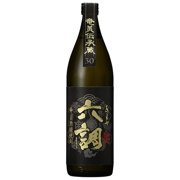 あまみ六調 黒ラベル 30° 900ml -黒糖焼酎- – 鹿児島の焼酎専門店 焼酎