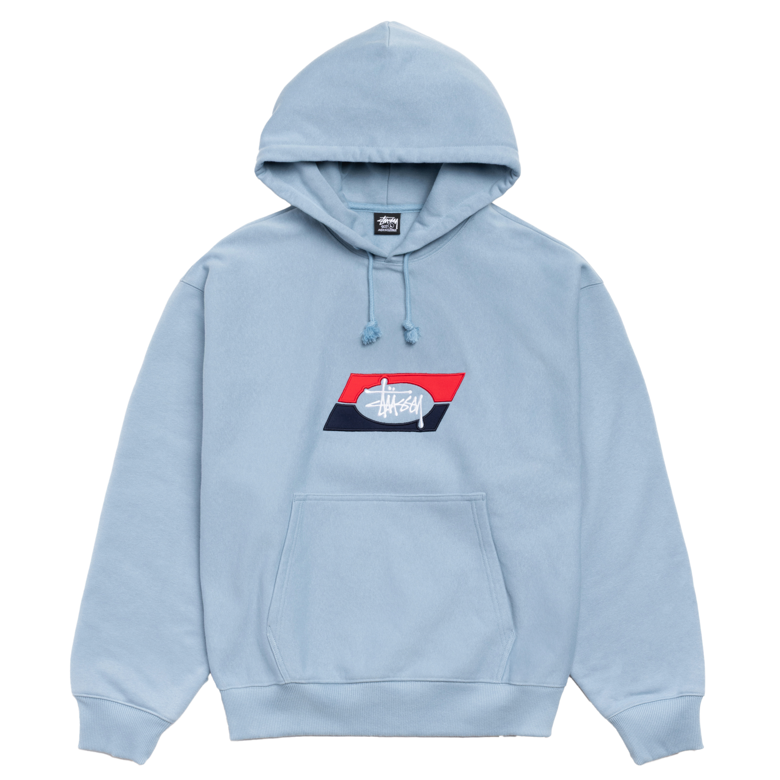 STUSSY: Double Stripe Hoodie (Slat) | DSMG E-SHOP