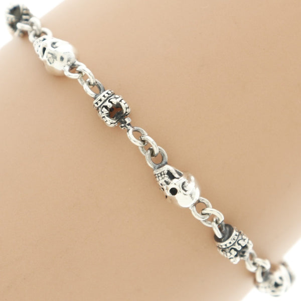 Justin Davis】ジャスティンデイビス スカルクラウン シルバー925