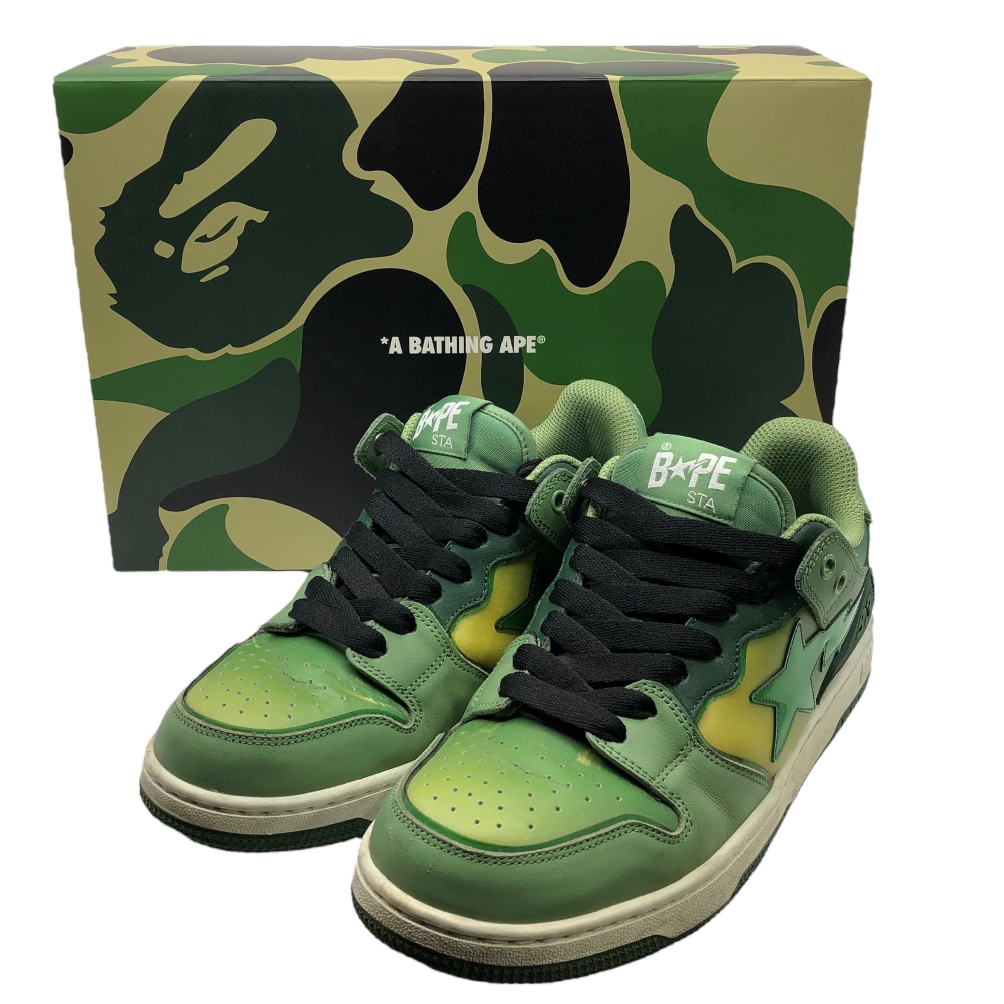 A BATHING APE(アベイシングエイプ) BAPE SK8 STA #5 'GREEN GRADIENT