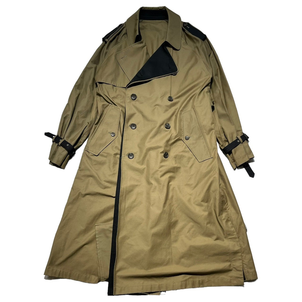 stein(シュタイン) OVERSIZED CONTRAST TRENCH COAT オーバーサイズド