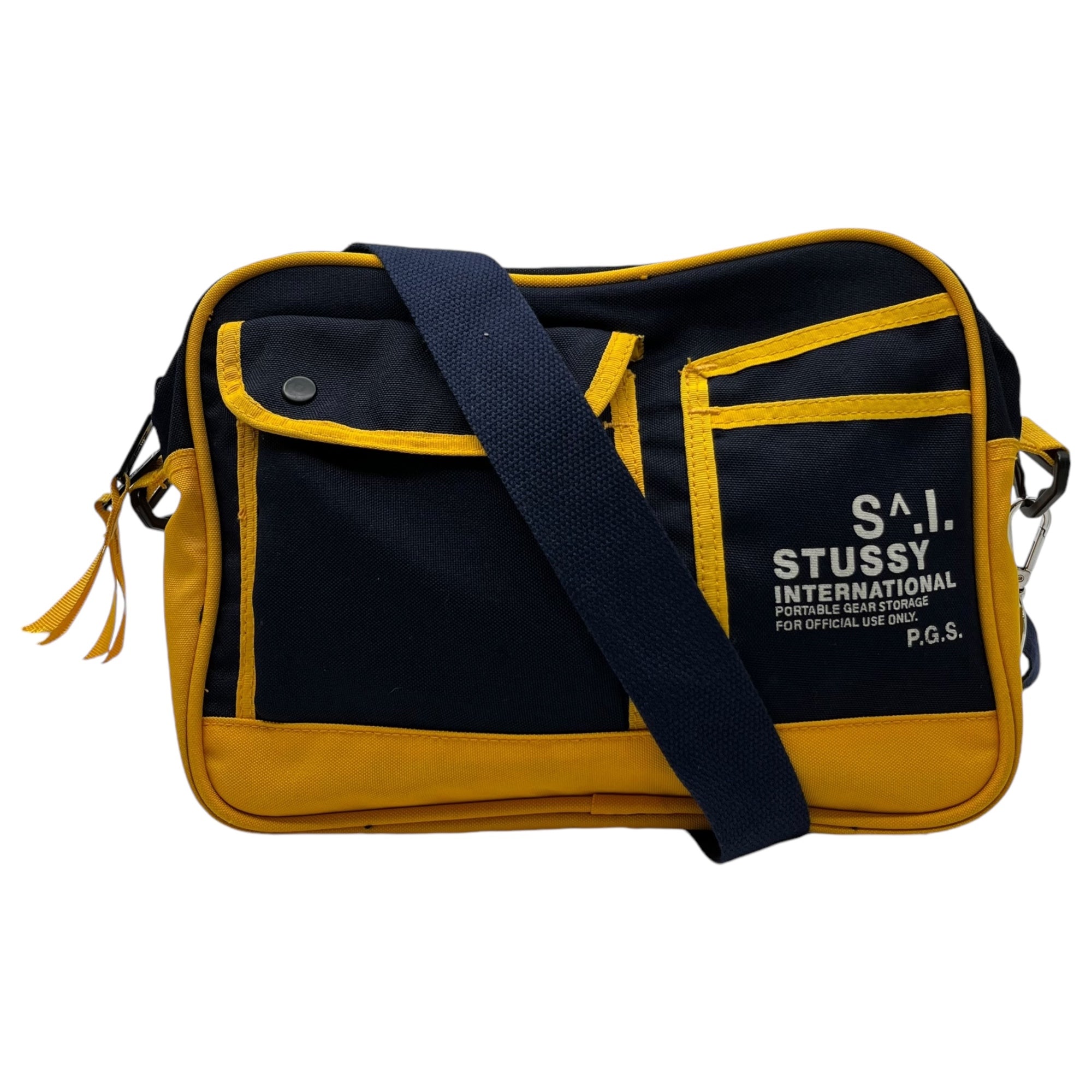 90s OLD STUSSY shoulder bag y2k 紺タグ 90's old stussy オールド