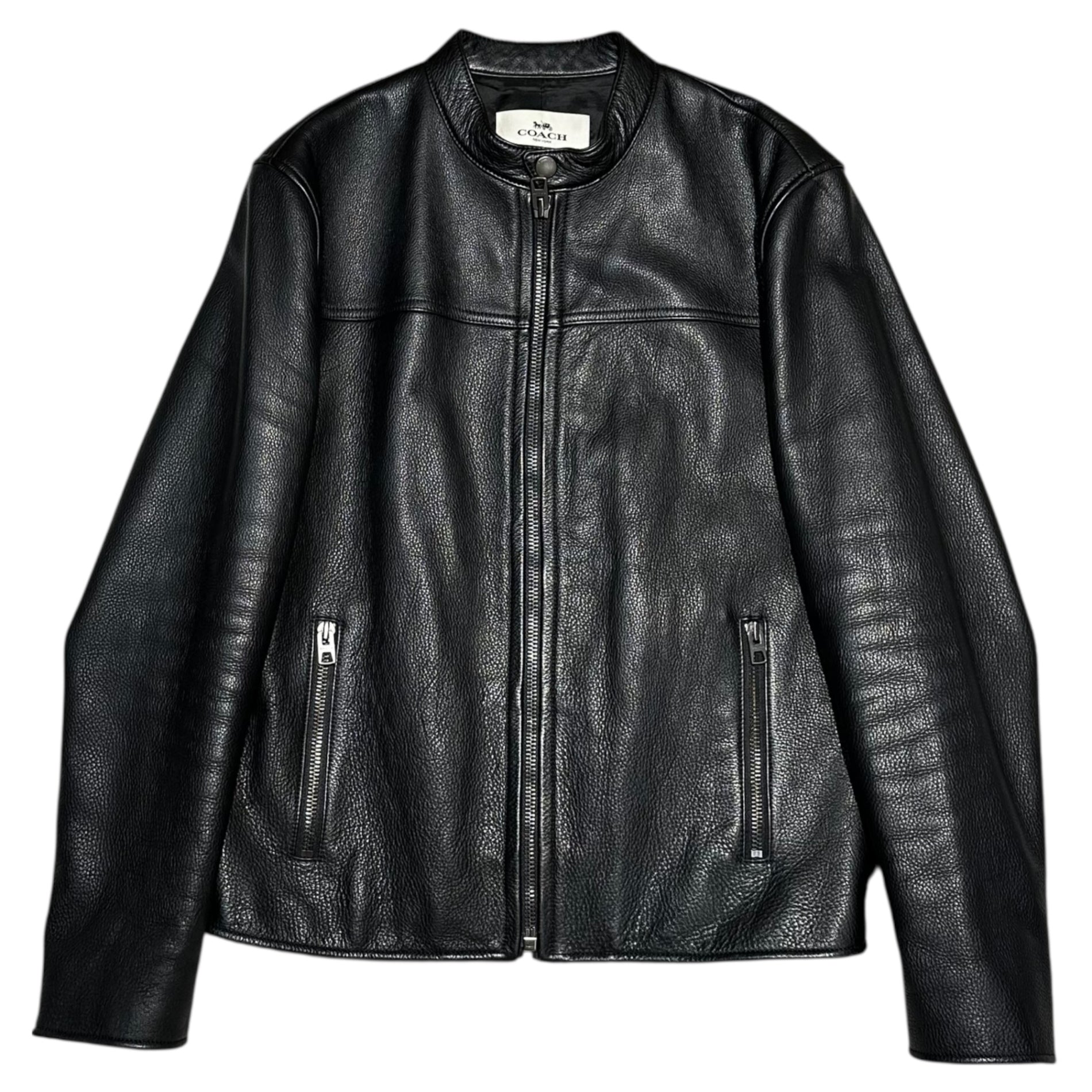 COACH(コーチ) Cowhide Single Rider Jacket カウハイド シングル