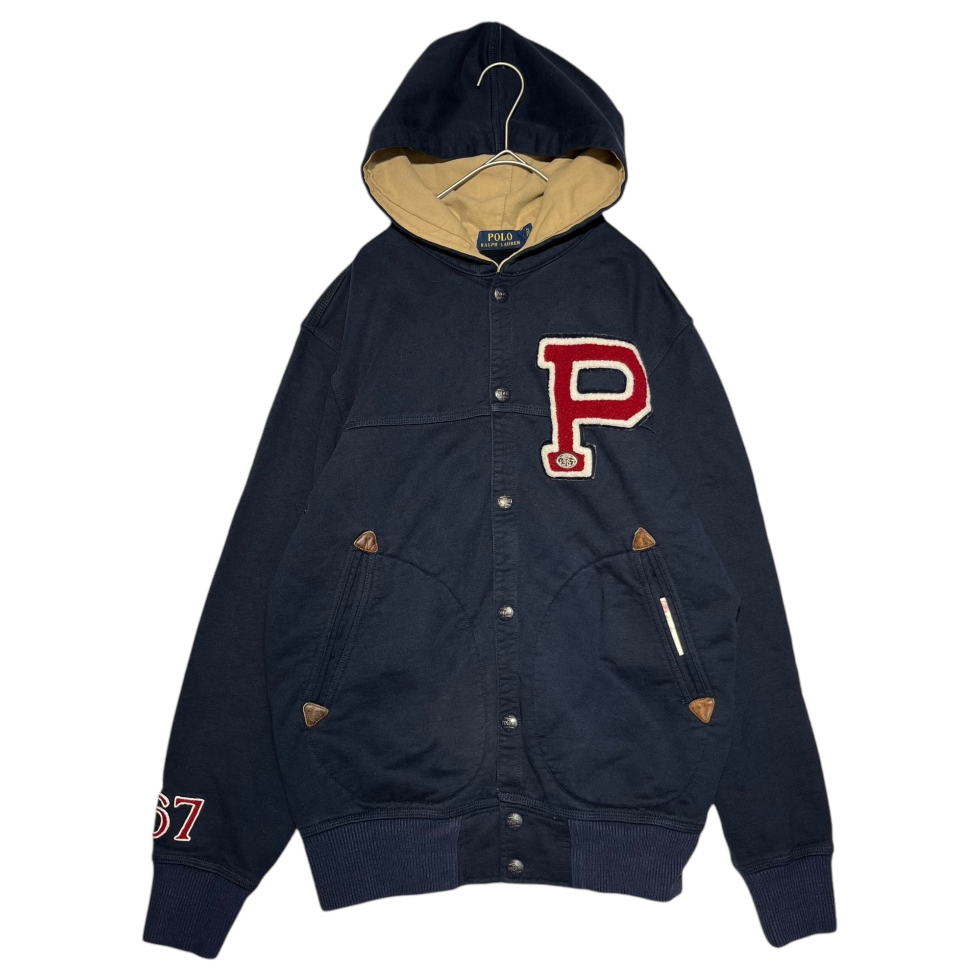 POLO RALPH LAUREN(ポロラルフローレン) Snap button P emblem hoodie
