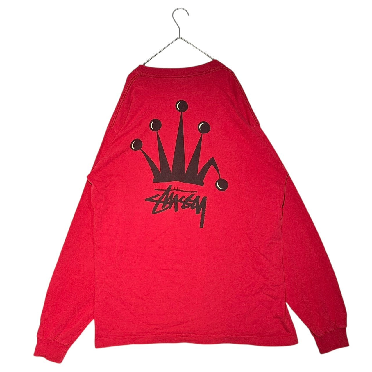 STUSSY(ステューシー) 80's Big Crown Logo L/S Tee ビッグ クラウン