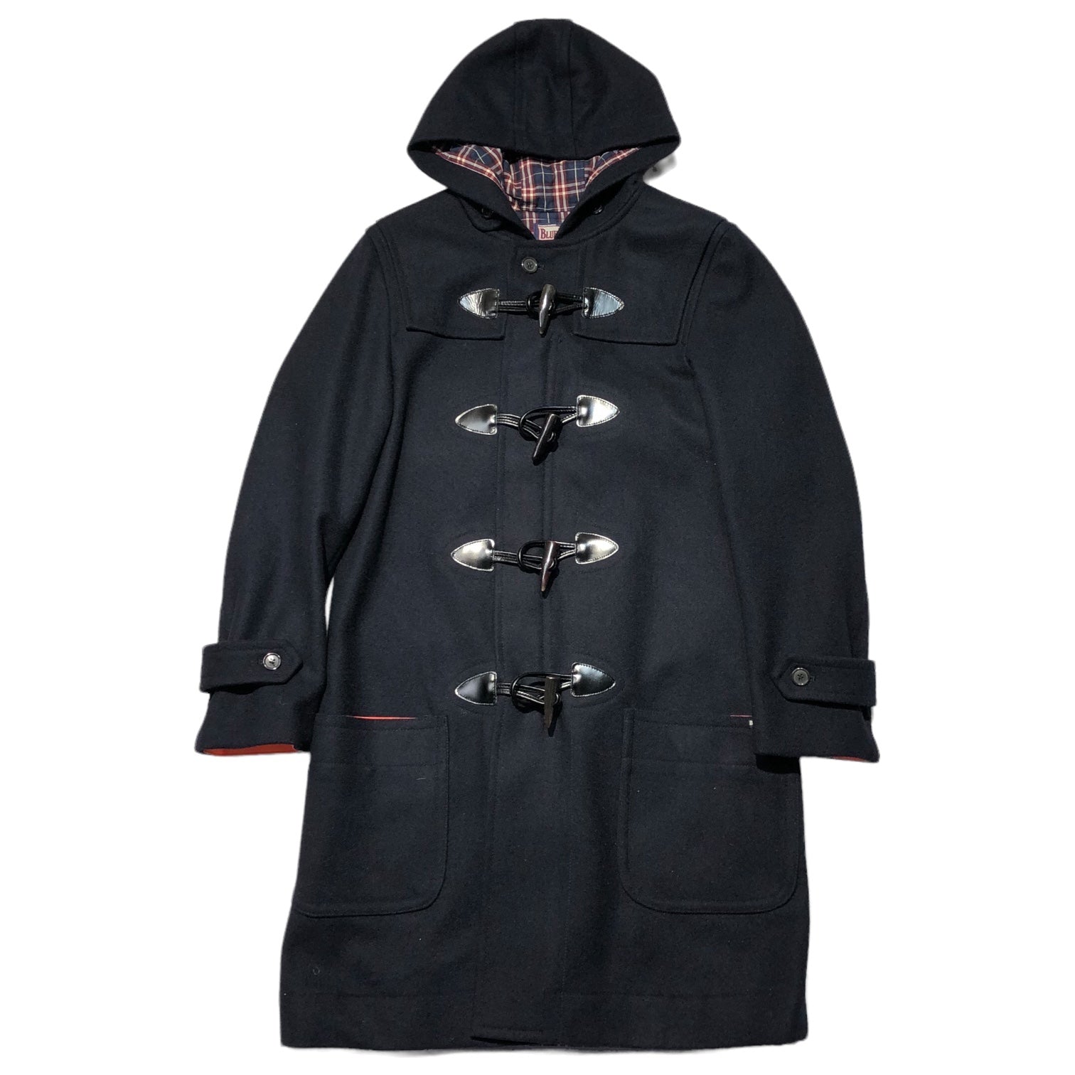 BLUE BLUE(ブルーブルー) 蛍光テープ メルトン ダッフル コート