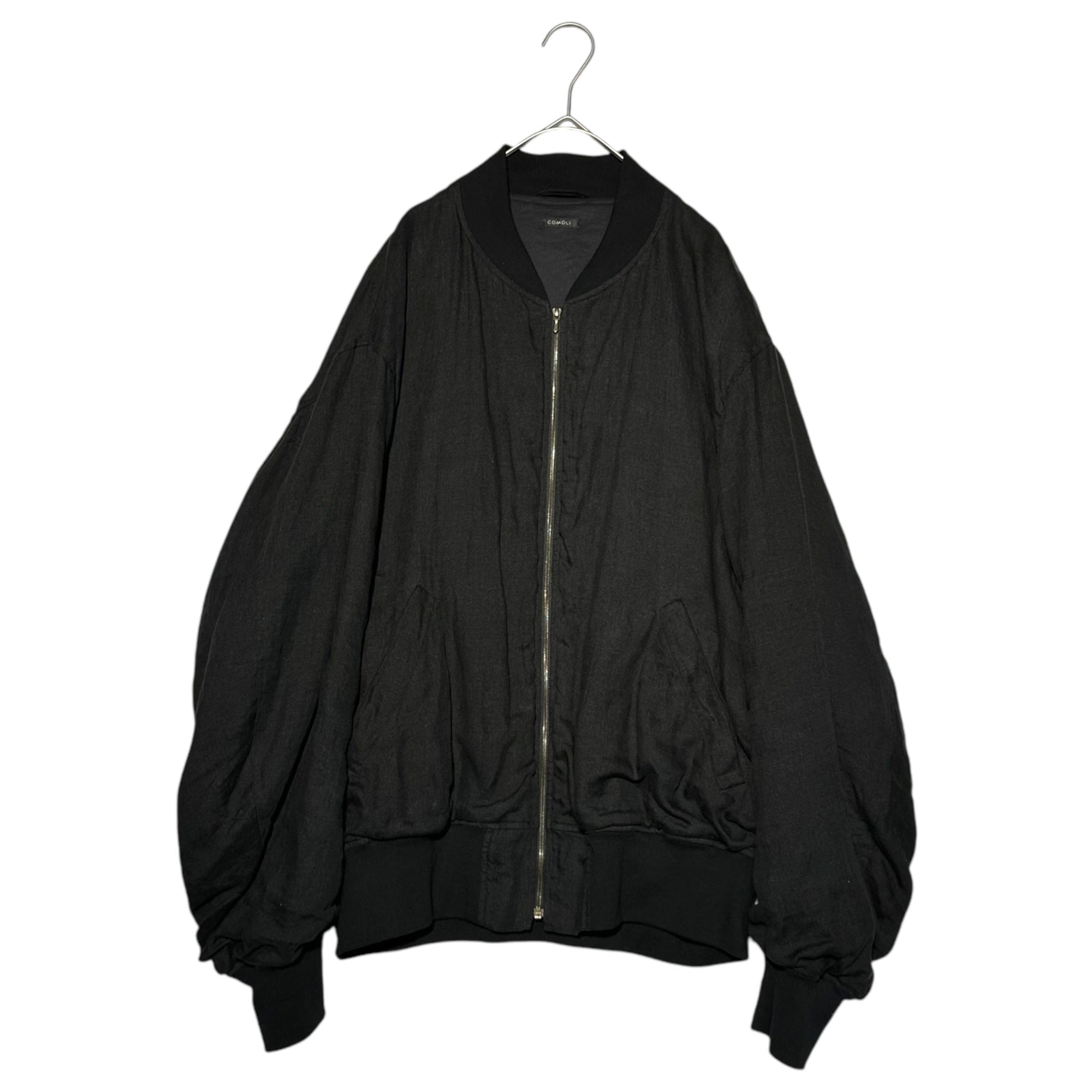 COMOLI(コモリ) Linen W Cloth Zip Blouson リネンW クロス ジップ