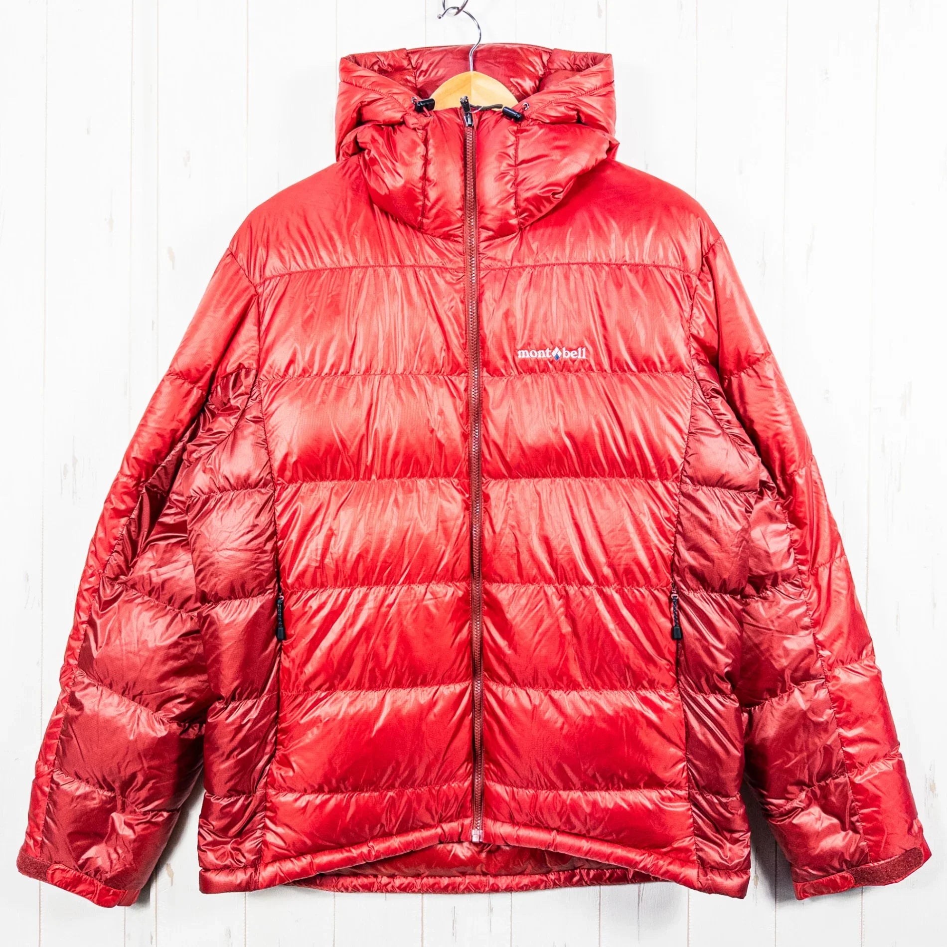 Men's L レッド系】 Montbell ( モンベル ) アルパイン ダウンパーカ