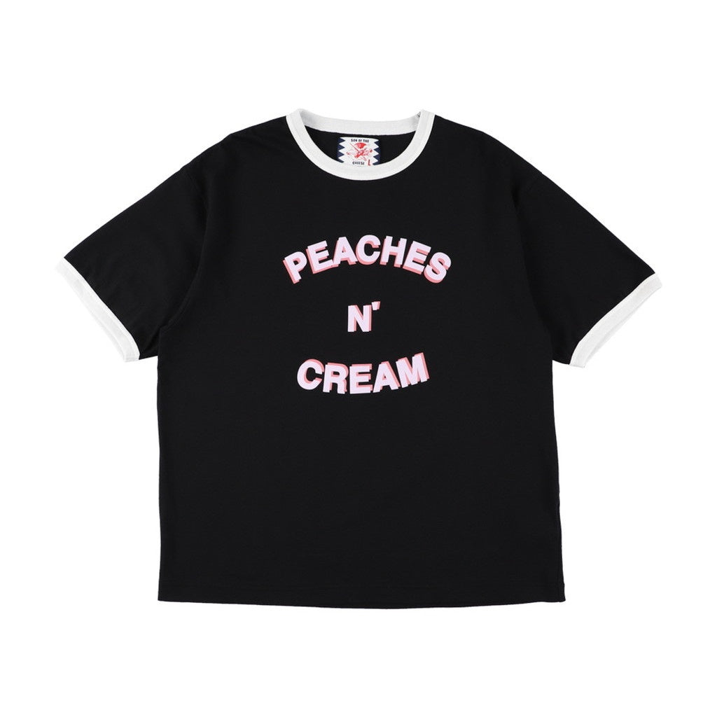 PEACHES N' CREAM TEE #BLACK [SC2410-TS01] – cocorozashi