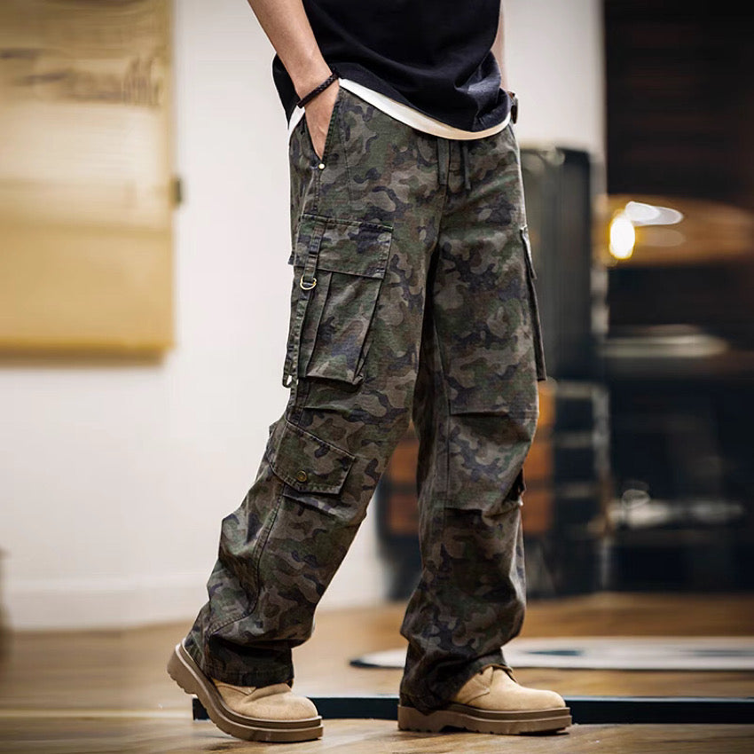 ビッグポケット付 迷彩 ミリタリーパンツ（1Color）250283 – Champyee