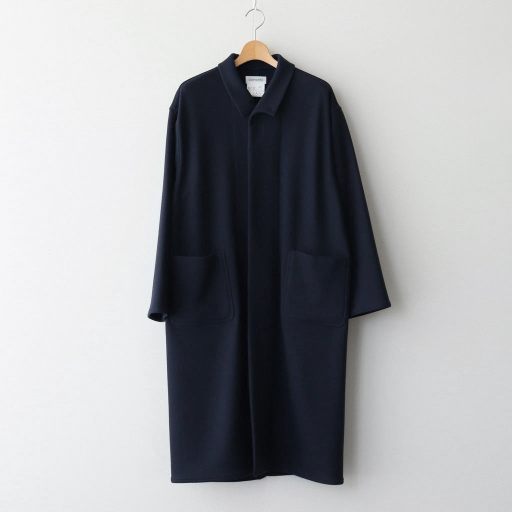 STAND COLLAR COAT #navy [54553] – ciacura
