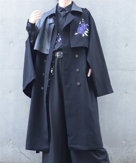 椿刺繍トレンチコート【期間限定価格】 | REZEN | axes femme online shop