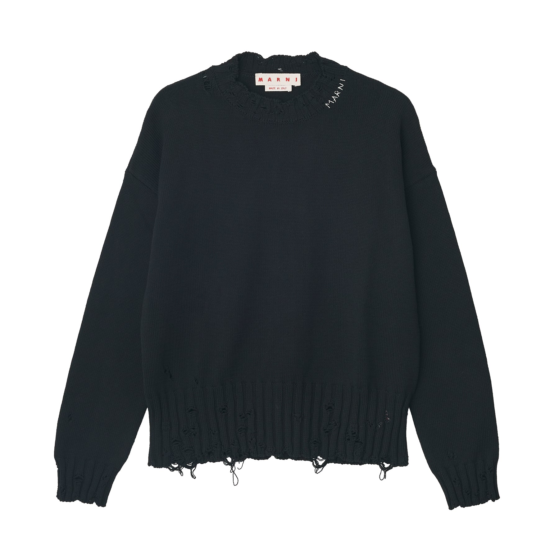 マルニ】ツイスト クルーネック セーター – GQ SHOP