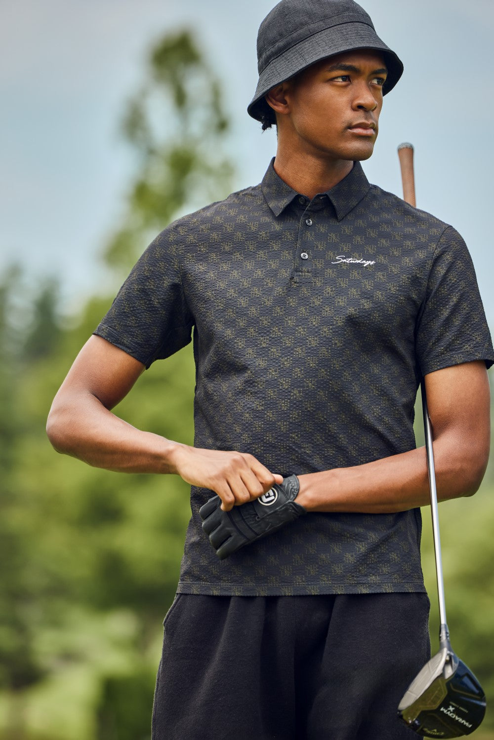 サタデーズニューヨークシティ]別注シアサッカーポロ – FUNQTEN