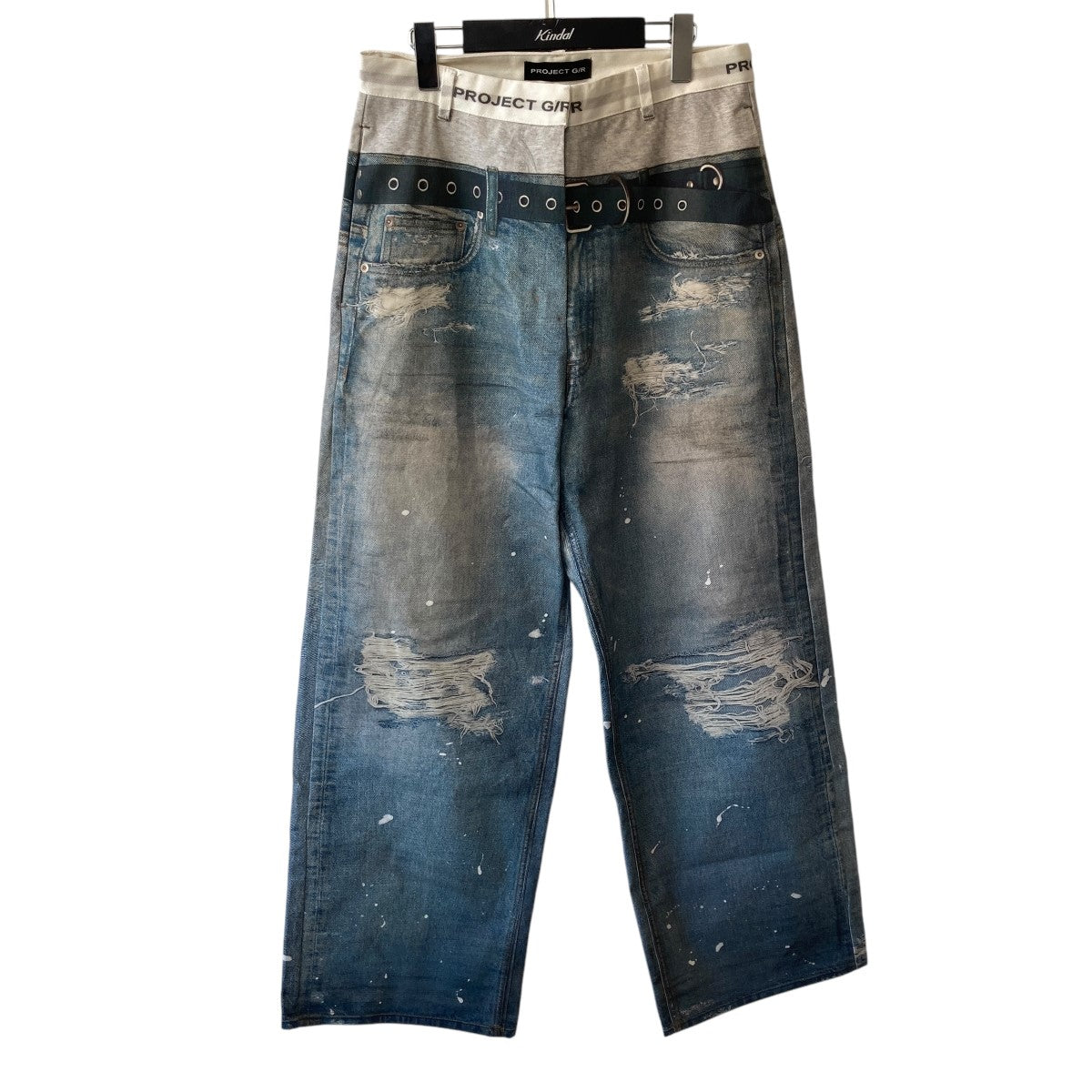 PROJECT G／R(プロジェクト ジーアール) TROMPE L'?IL DENIM PRINTED