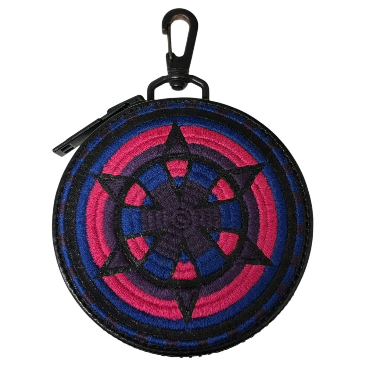 blackmeans(ブラックミーンズ) コインケース ブラック×ピンク×ブルー