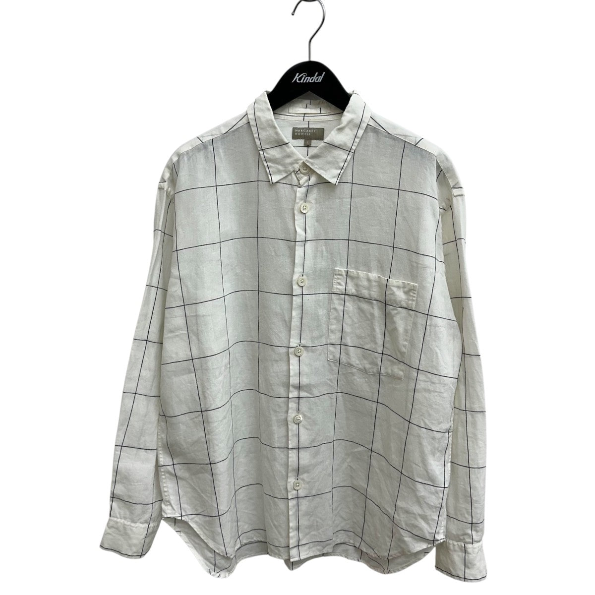 MARGARET HOWELL(マーガレットハウエル) チェック長袖シャツ579