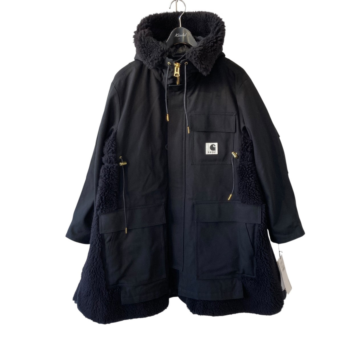 sacai×Carhartt WIP Canvas Parka Siberian23-06740 23-06740 ブラック