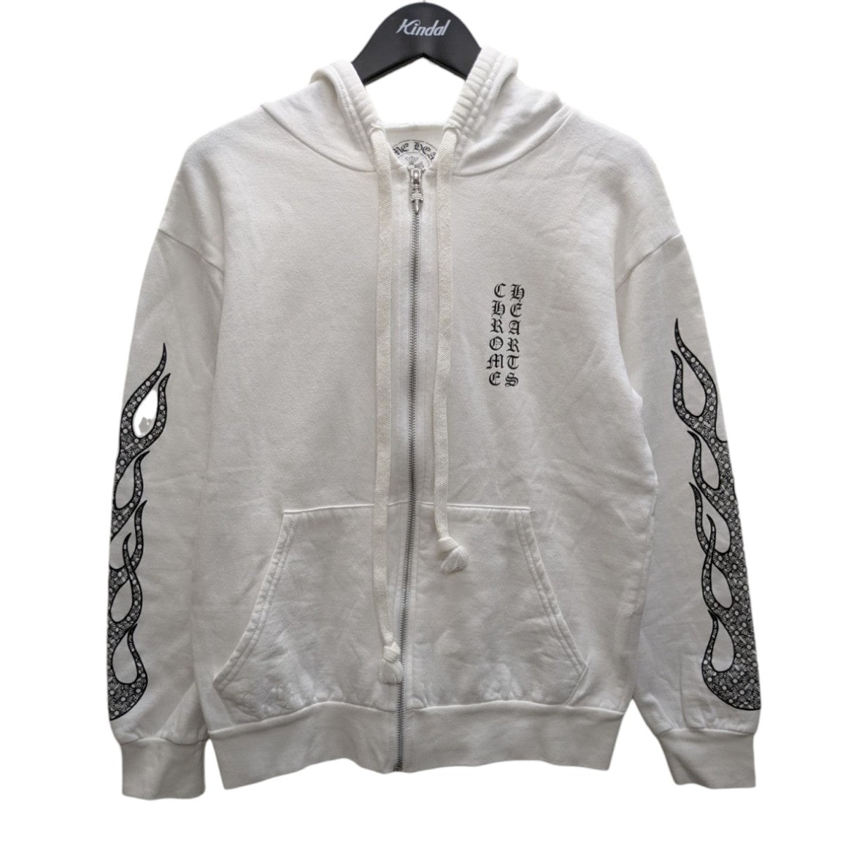 CHROME HEARTS(クロムハーツ) ジップパーカー ホワイト サイズ M