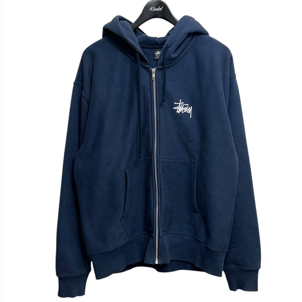 stussy(ステューシー) BASIC STUSSY ZIP HOODIEストックロゴプリント