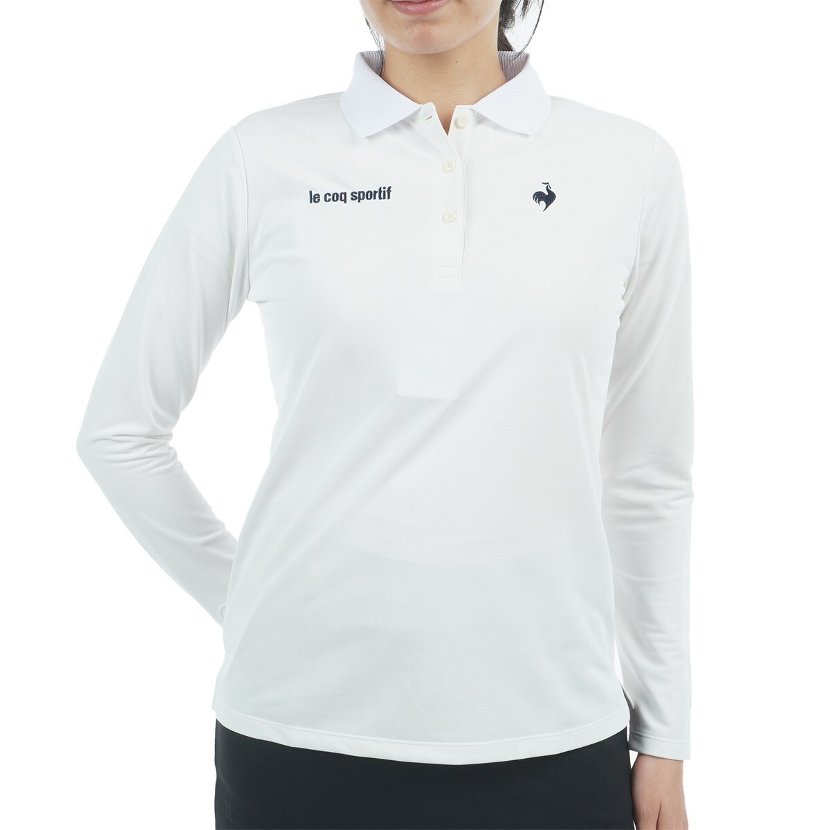 ストレッチ フレンチシック長袖ポロシャツ レディス(長袖シャツ