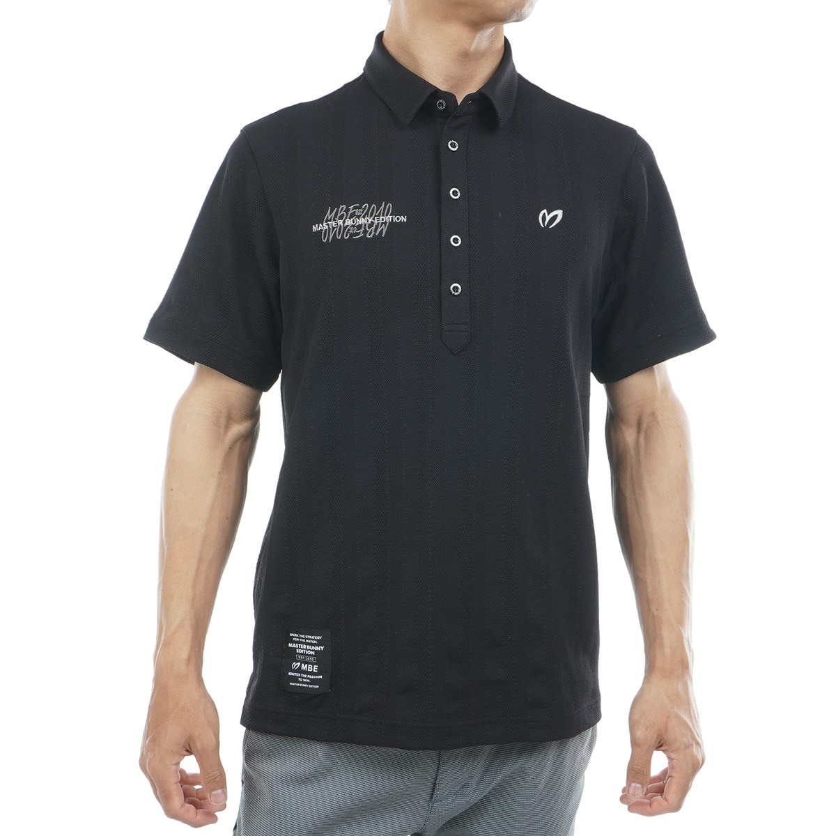 エコペットストレッチタックジャカード 半袖ポロシャツ(半袖シャツ