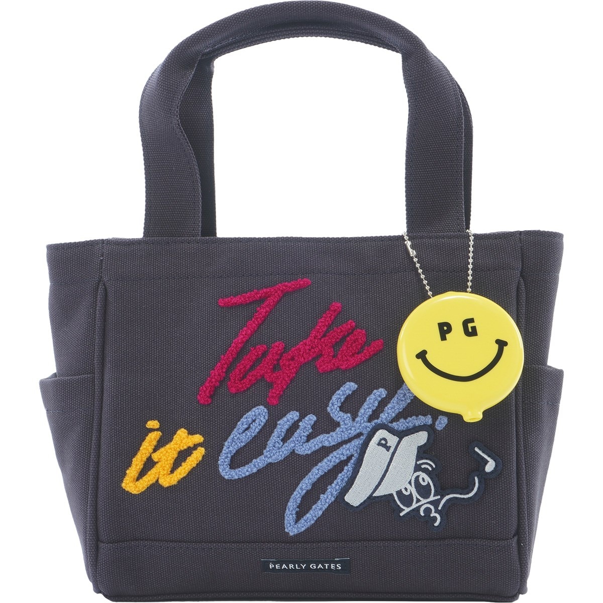 PEARLY GATES ゴルフカートバッグ スケルトンクリア・ネオンイエロー