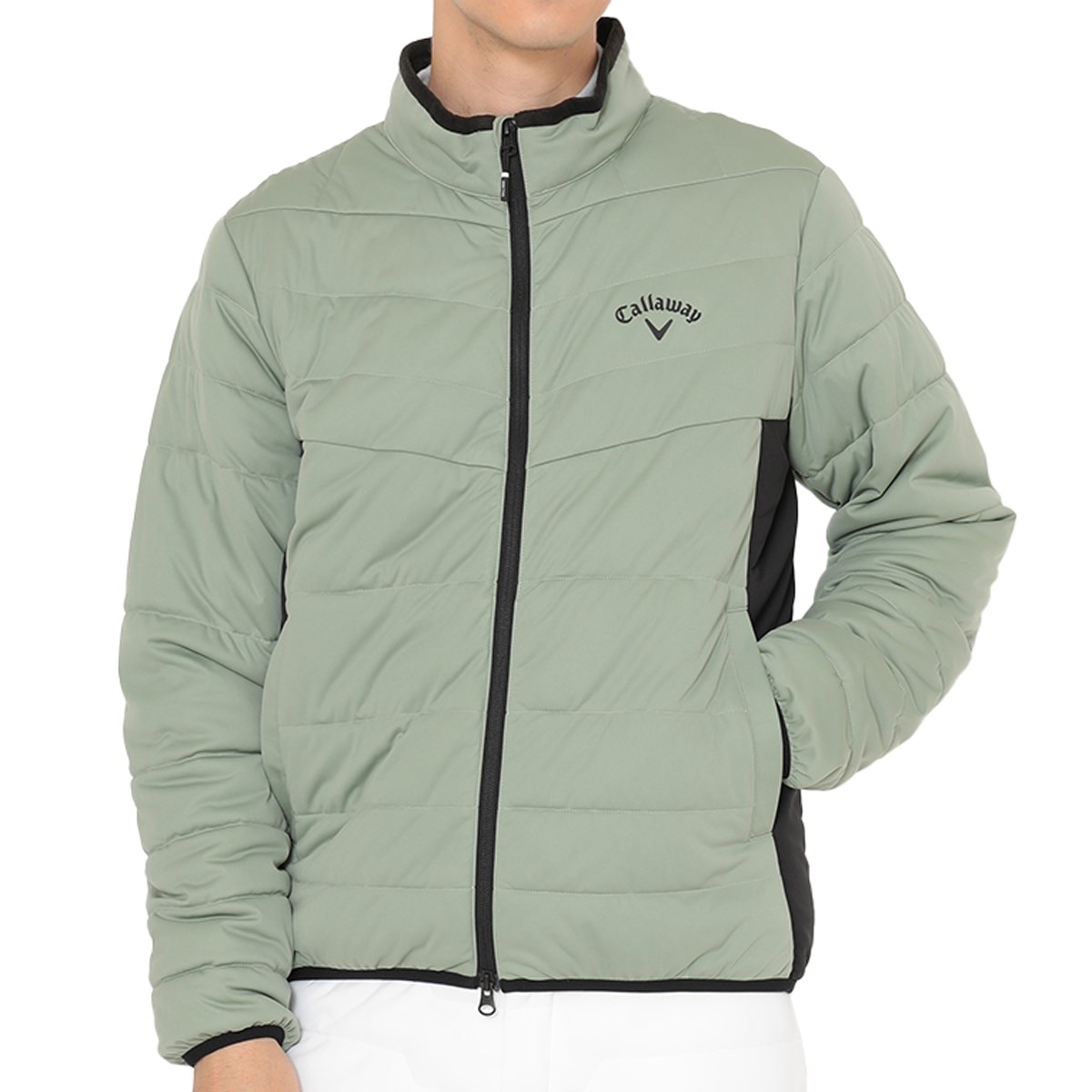 ストレッチ フルジップ中綿ブルゾン(アウター(ブルゾン、ウインド