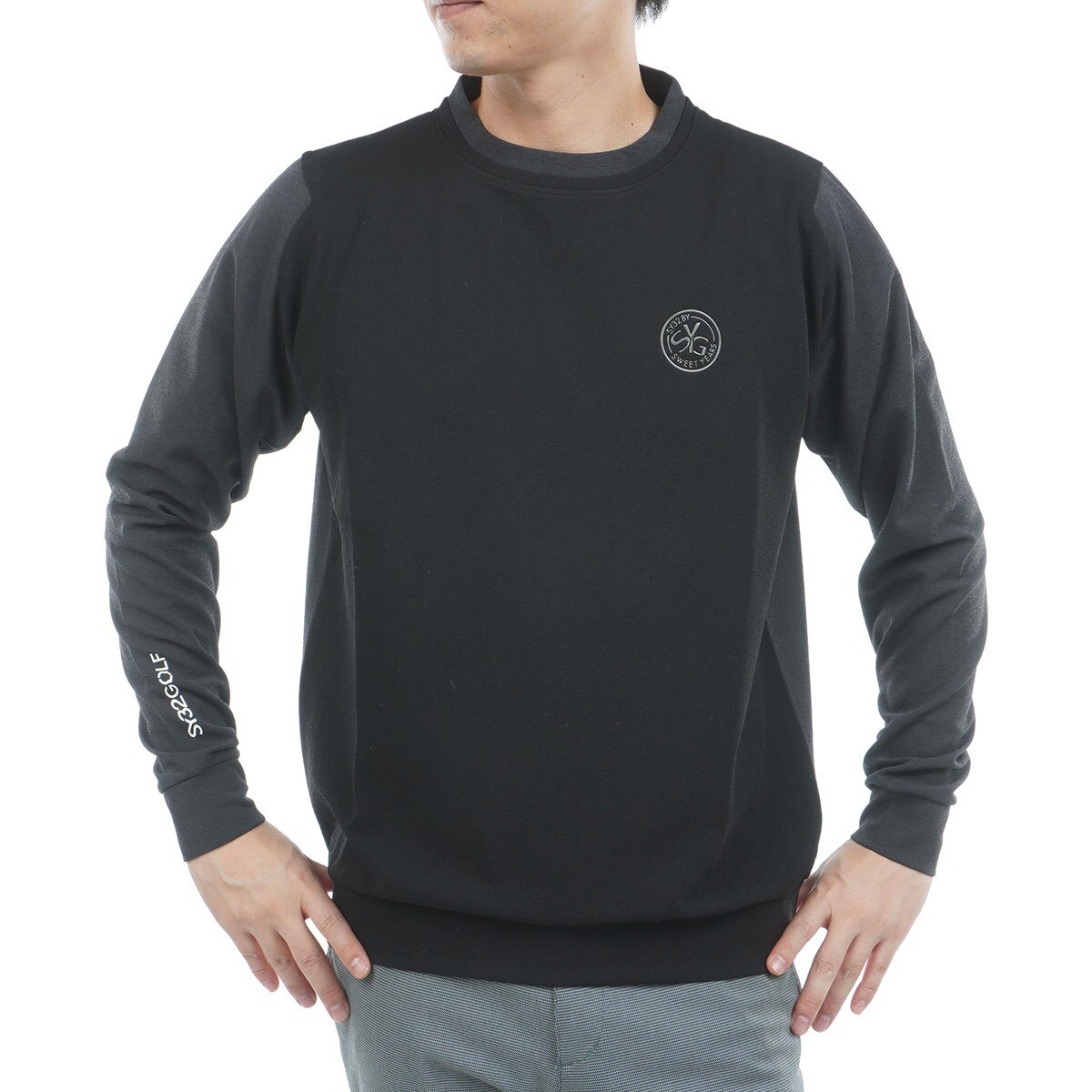 ストレッチ クーリングドライ モックネック長袖シャツ(長袖シャツ