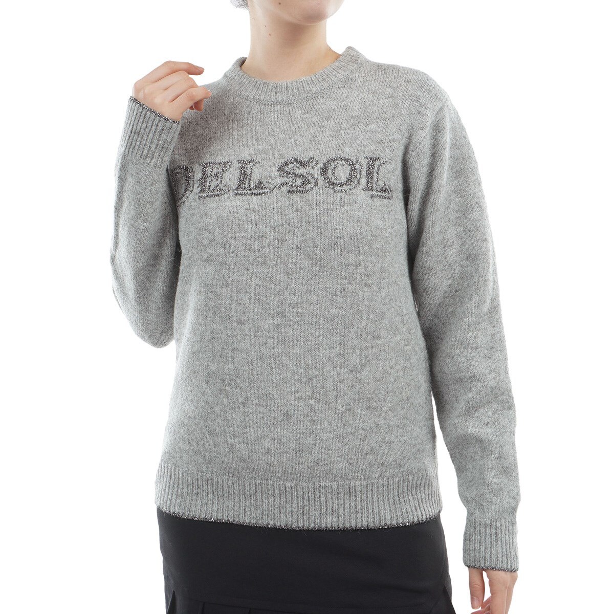 ブークレライク ロゴセーター レディス(中間着(セーター、トレーナー