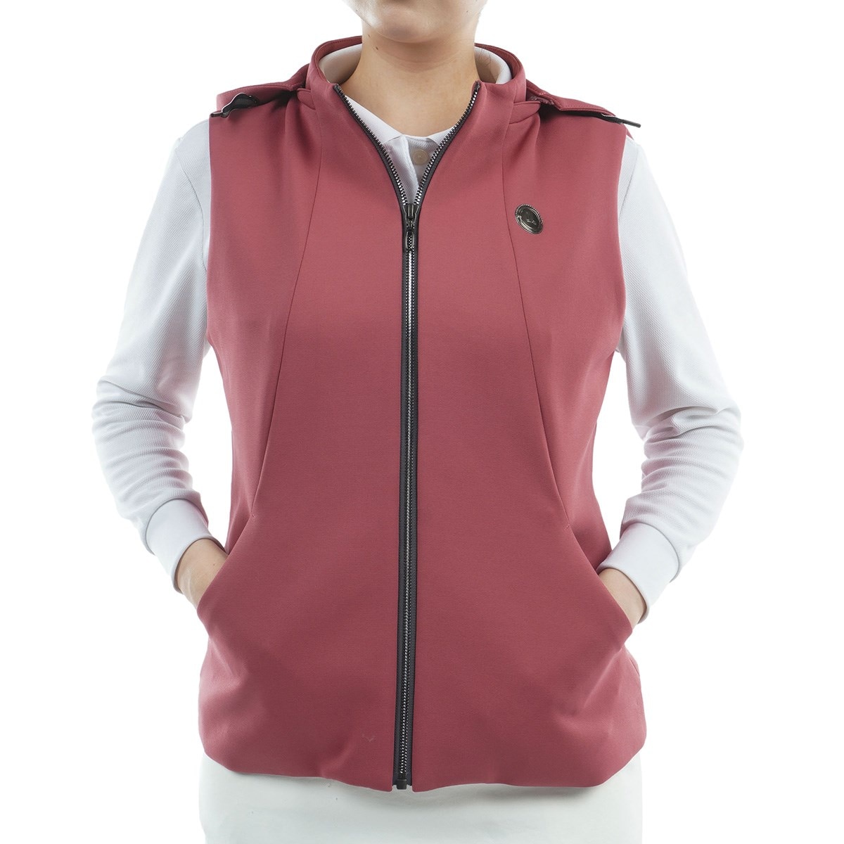 2WAY ダンボールニットアウターベスト レディス(ベスト)|LANVIN SPORT