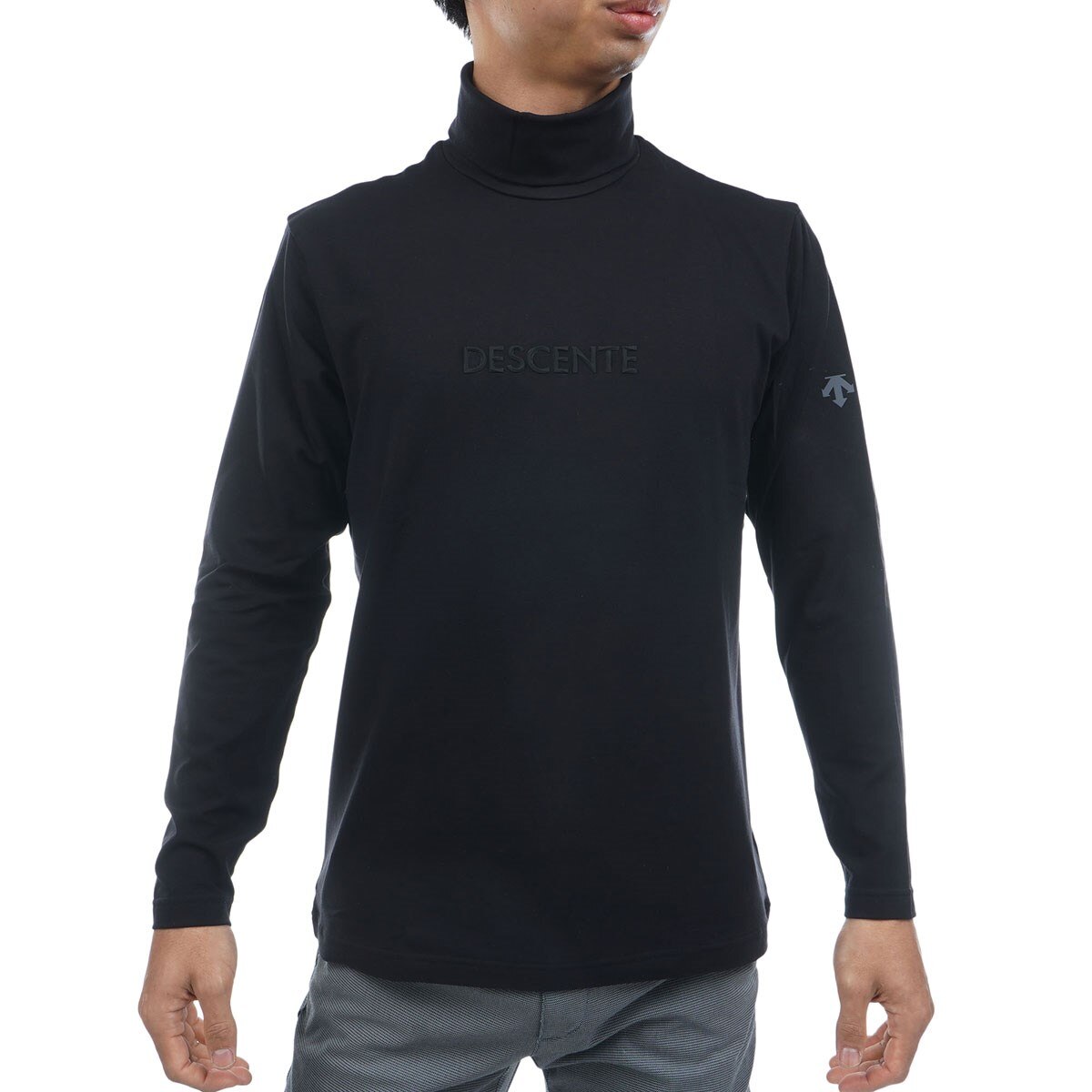 ストレッチ ベア天竺裏起毛タートルネック長袖シャツ(長袖シャツ