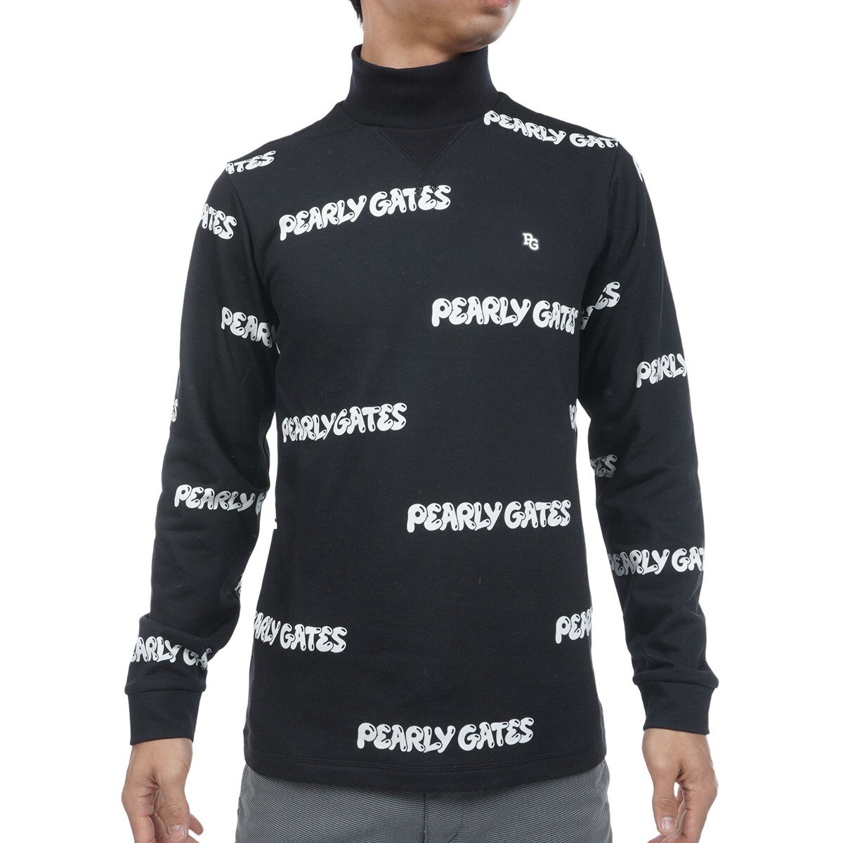 ソロナ裏毛 ぷっくりロゴ柄長袖インナーシャツ(長袖シャツ・ポロシャツ