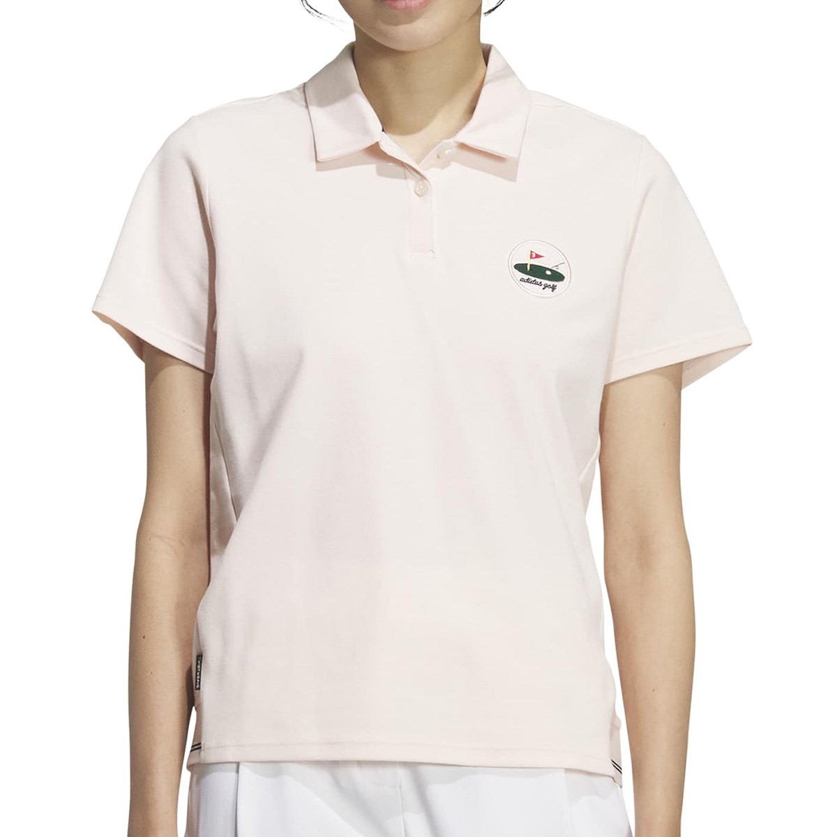 ストレッチ TWISTKNIT ボックスシルエット 半袖ポロシャツ レディス